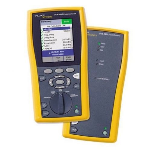 Fluke networks dtx 1800 cable analyzer for sale