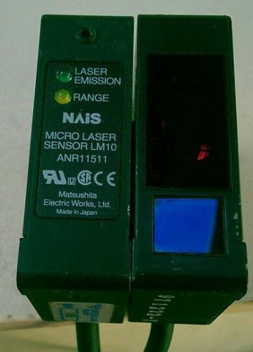 NAIS Micro Laser Sensor LM10 ANR11511 Matsushita x2