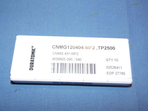 New SECO Carboloy CNMG 431   Carbide Inserts   TP2500 10 PCs
