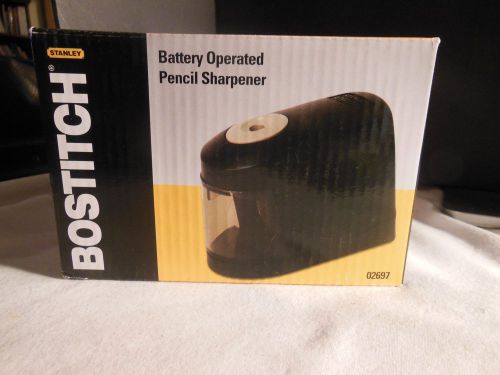 Stanley Bostitch 02697 Pencil Sharpener, Battery Powered, 4.3&#034;x6&#034;x2.3&#034;, Black