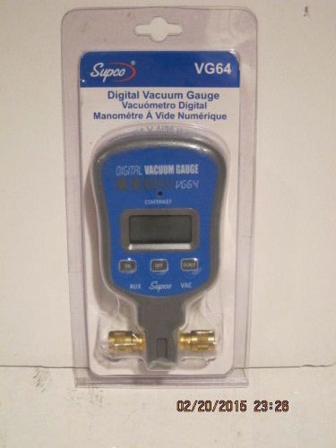 Digital vacuum gauge, supco vg64, free shipping brand new in sealed package!!!!! for sale