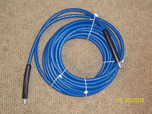 Blue carpet cleaning solution hose