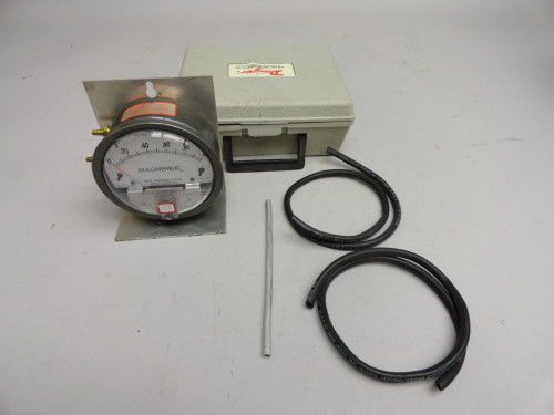 Dwyer 2001c magnehelic 0-1.0&#034; w.c. differential pressure gauge portable kit #2 for sale