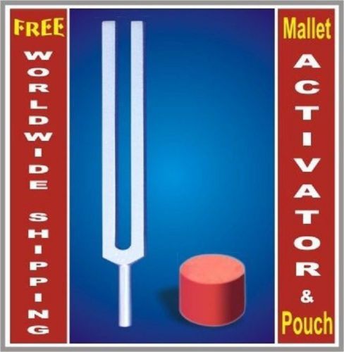10 nos wholesale quality 417hz healing tuning fork  w activator &amp; velvet pouch for sale