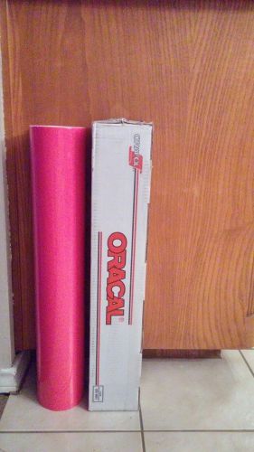 Oracal 651 1 Roll 24&#034;x10yd (30ft) Pink Gloss 041 Sign Vinyl