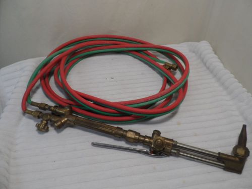 Victor model #ca2460 welding/cutting torch with 16&#039; of hoses for sale