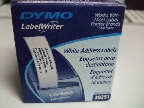 260 DYMO LabelWriter Address Labels White (30251), For Turbo, 450, EL60 Models