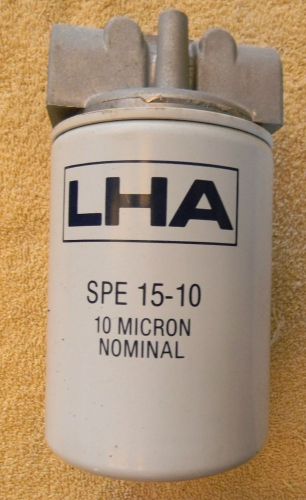 Lha hydraulic oil filter 10 micron nominal spe 15-10/ with extra filter for sale