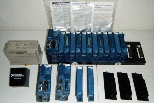 *large lot* national instruments ni compact fieldpoint cfp-2020 system, power... for sale