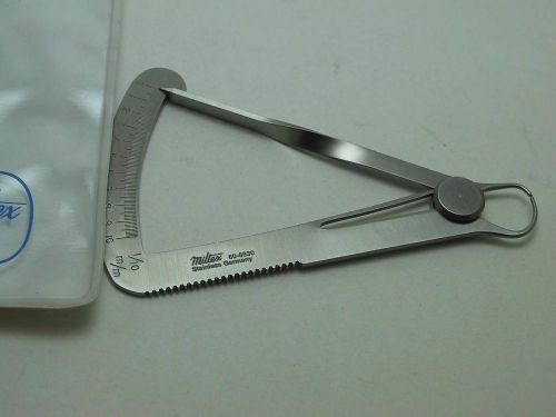 Miltex Dental Crown Guage, Iwanson Spring Caliper 0-10mm, 1/10  Stainless