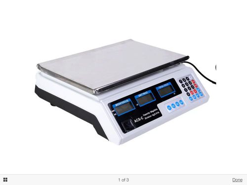 66 lb digital scale price computing deli food produce electronic counting weight for sale