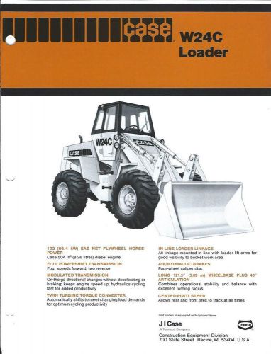 Equipment Brochure - Case - W24C - Wheel Loader - c1979 (E2147)