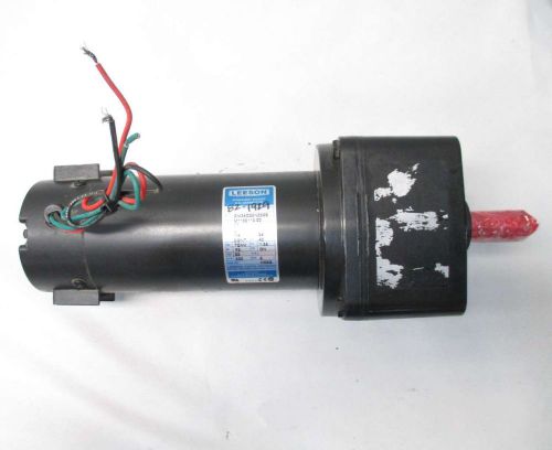 New leeson cm34d25nz59b 1/4hp 90v-dc 2500rpm dc gear 5:1 500rpm motor d419345 for sale
