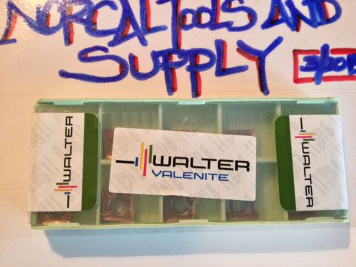 Walter valenite box of 10 ccgt09t302-pf2 grade wxn10 carbide inserts cnc turning for sale