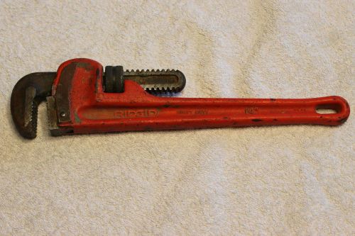 Ridgid 14&#034; Pipe Wrench Heavy Duty USA Plumbing Ridge Tool Company