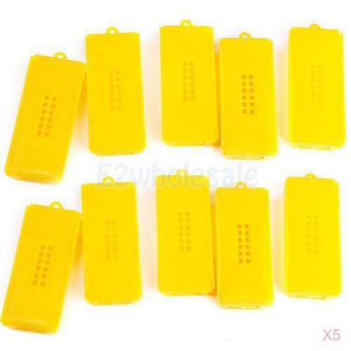 50pcs Professional Queen Bee Butler Cage Catcher Trap Case Beekeeping Tool