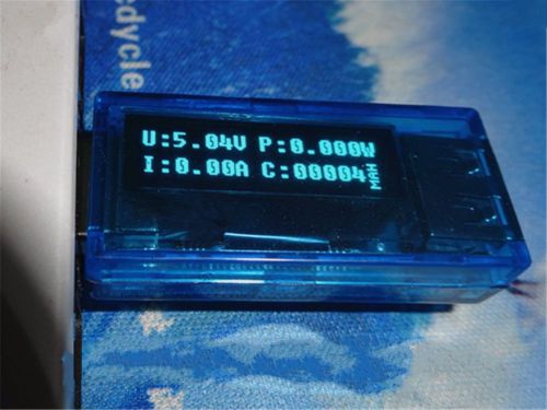 1 OLED display ammeter voltmeter power mobile power supply capacity of USB test