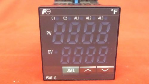 FUJI ELECTRIC PXR4-WAS1-GV0A8 TEMPERATURE CONTROLLER W/ AUTONICS PS-11 BASE(1G2)