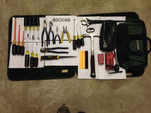 25 pc klien/ideal electricians/linemans tool set &amp; more!  all mint!  must see for sale