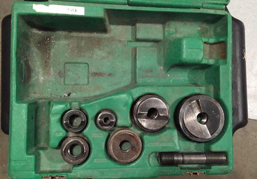Greenlee 7806SB Quick Draw Hydraulic Punch Driver Set Dies And Case Only