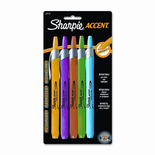 Sharpie® Retractable Highlighters Set of 5