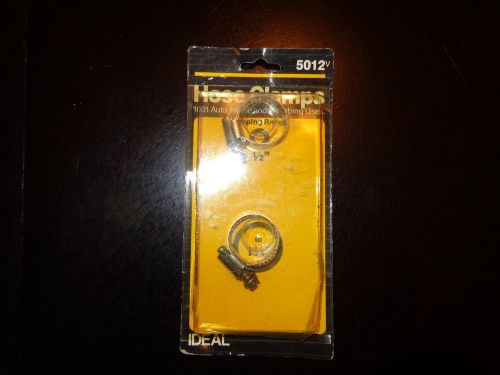 New Ideal Hose Clamps 5012v 1/2&#034; and 1 1/4&#034;
