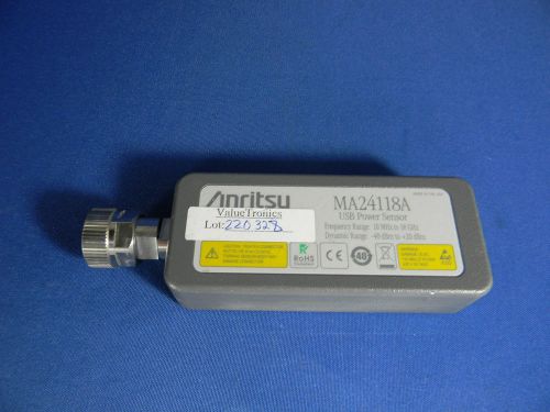 Anritsu/Wiltron MA24118A  18GHz Microwave USB Power Sensor  30 Day Warranty