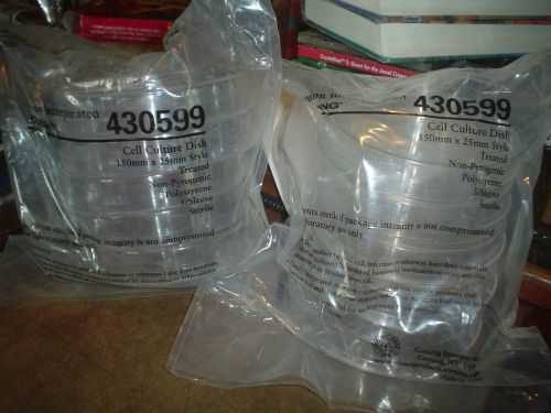 TWO CORNING CELL CULTURE DISH 5/SLEEVE NEW IN PACKAGE