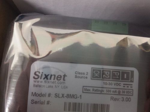 Sixnet SLX-8MG-1 Managed Industrial Ethernet Switch / brand NEW!