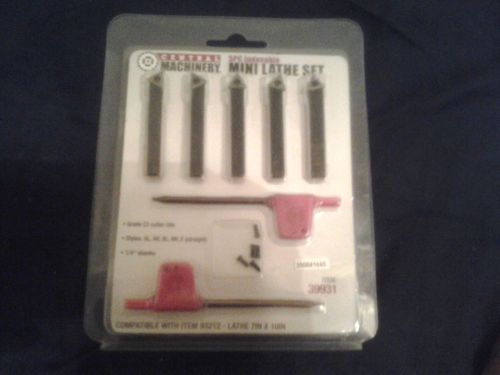 Central Machinery  5pc Mini Lathe Set # 39931 NIB, Indexable, Hobby Tool