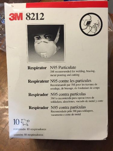 3M 8212 Disposable N95 Particulate Welding Respirator Box of 10