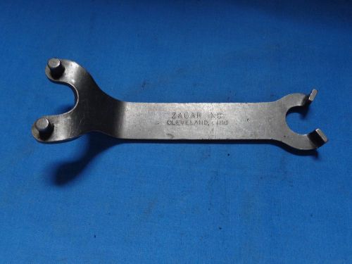 Good used collet wrench machinist hand tool zagar inc. cleveland, oh usa for sale