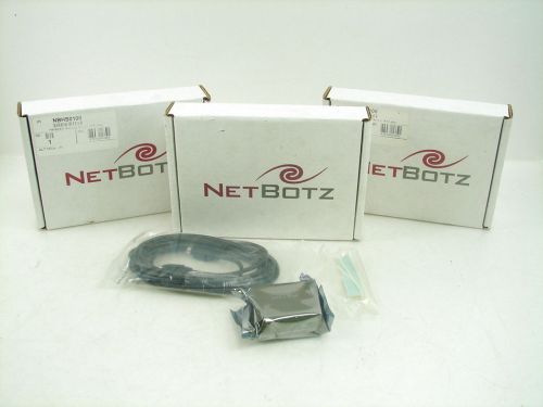 3 Netbotz HS100 Exteral Humitity Sensors NEW NBHS0100 UPC 15&#039; Cable 00864