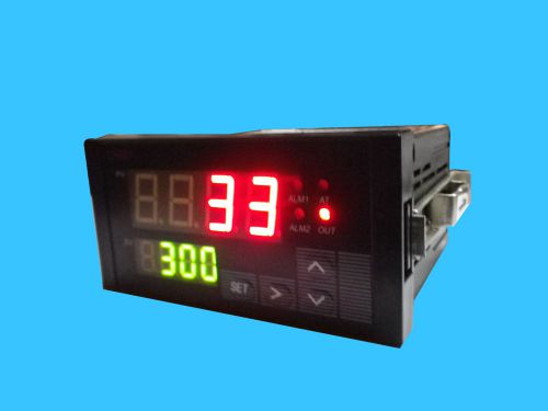 Horizontal Universal Digital PID Temp Controller with SSR Output and 2 Alarms