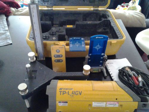 TopCon TP L4GV Pipe laser kit w/accessories and plumb AND CASE