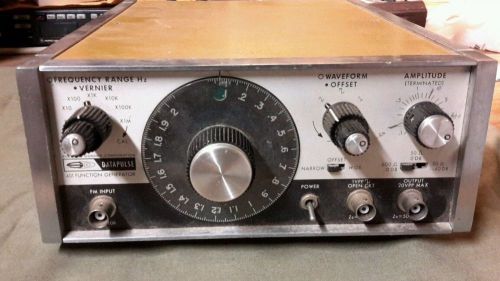 Systron-Donner Datapulse Pulse 400 Function Generator 37001-419, DOES NOT WORK