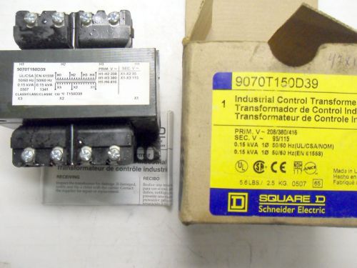 (b2) 1 new square d 9070t-150d39 control transformer for sale
