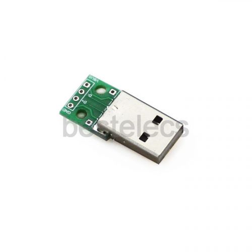 10pcs Type A Male USB to DIP 4 Pin 2.54mm Power Supply Adapter Module
