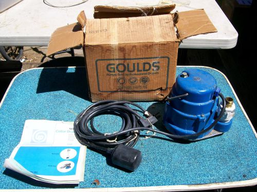 Goulds DMP Submersible Sewage Pump 115V 13AMP with float switch