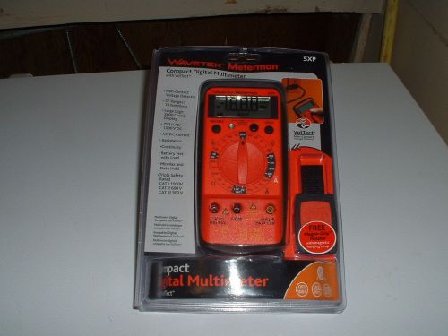 Wavetek meterman 5xp compact digital multmeter, 27 ranges, 10 functions, nib for sale