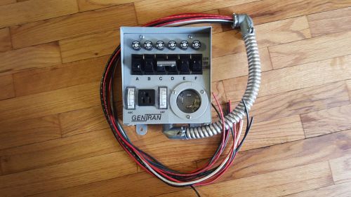 New gentran 30216- 6 circuit power transfer switch / with accessories for sale