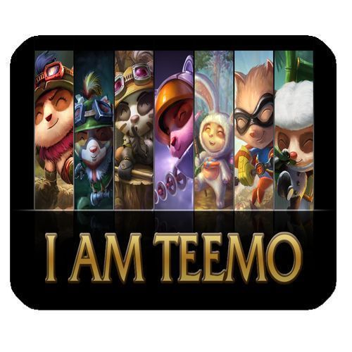 New I Am Teemo LOL Gaming Mousepad Custom Mousepad for Gift