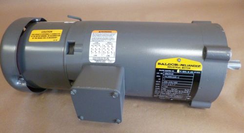 BALDOR VBM3546 1HP ELECTRIC BRAKE MOTOR 3PH 1725 RPM 56C FRAME 208-230/460V