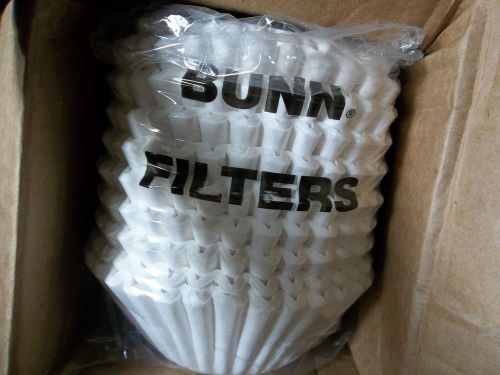 NEW CASE LOT OF 500 GOURMET BUNN-O-MATIC COFFEE FILTERS 20138.1000 13 3/4 DIA