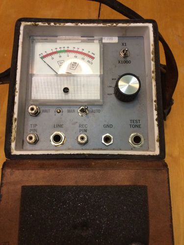 VINTAGE  CONDUCTOR TAGGER &amp; ANALYZER - PERKINS RESEARCH MFG CO. PR25A - USA