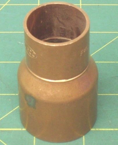 NIBCO 1-1/2 X 1 REDUCING STRAIGHT COUPLING W/ STOPS FEMALE SOCKET END (1) #56605