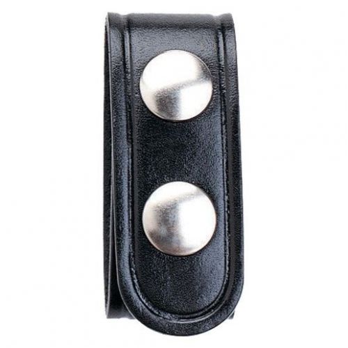 Aker Leather A530-BW Double Snap 1&#034; Belt Keeper Basketweave Nickel Snaps