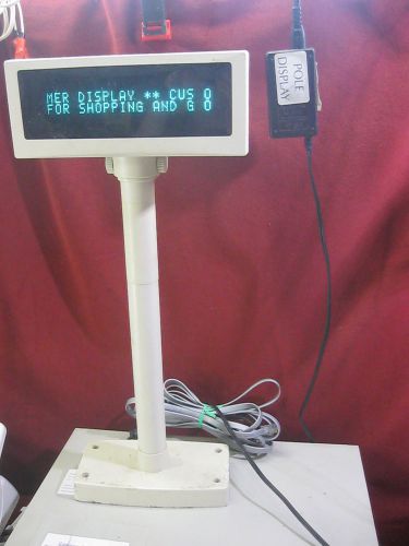 Cash register display Nurol POS ICD-2002  Fluorescent  Pole Display Quiznos