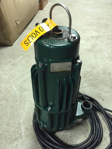 Zoeller g840 grinder pump 460 volt 3 phase sump pump industrial heavy duty 2 hp for sale