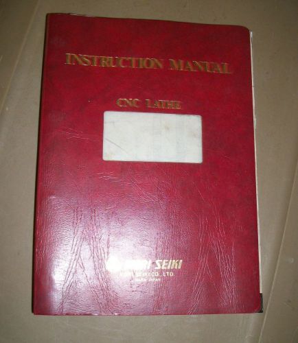 Mori Seiki TL-3/5 Operating, Spec., Inspection, Maint. Manual &amp; Shematics